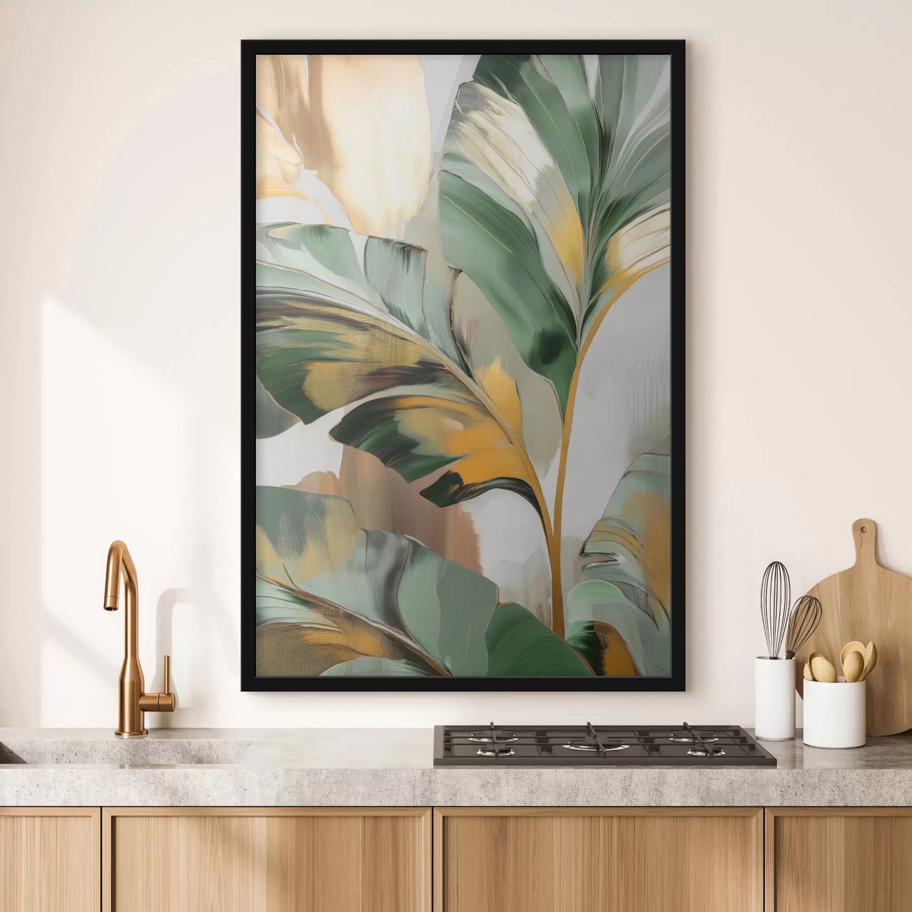 Fototapety Abstraktné tropické listy f48665