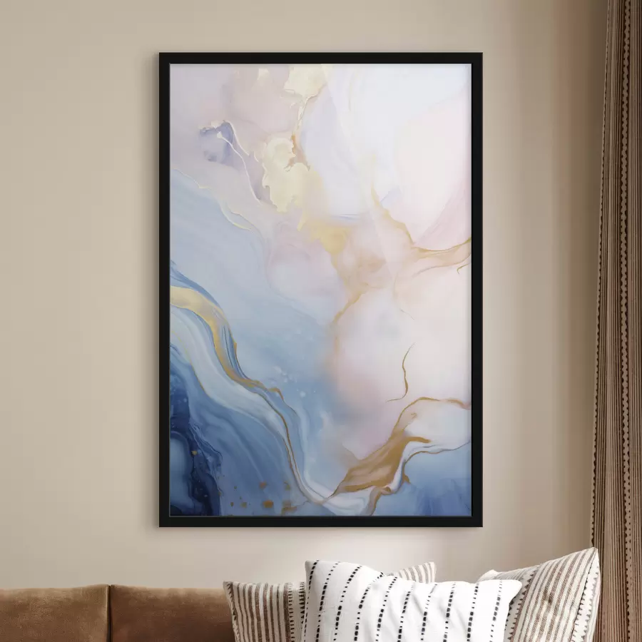 Fototapety Abstraktné textúrované fluidné umenie s vírivými vzormi v ružových a modrých farbách f48730