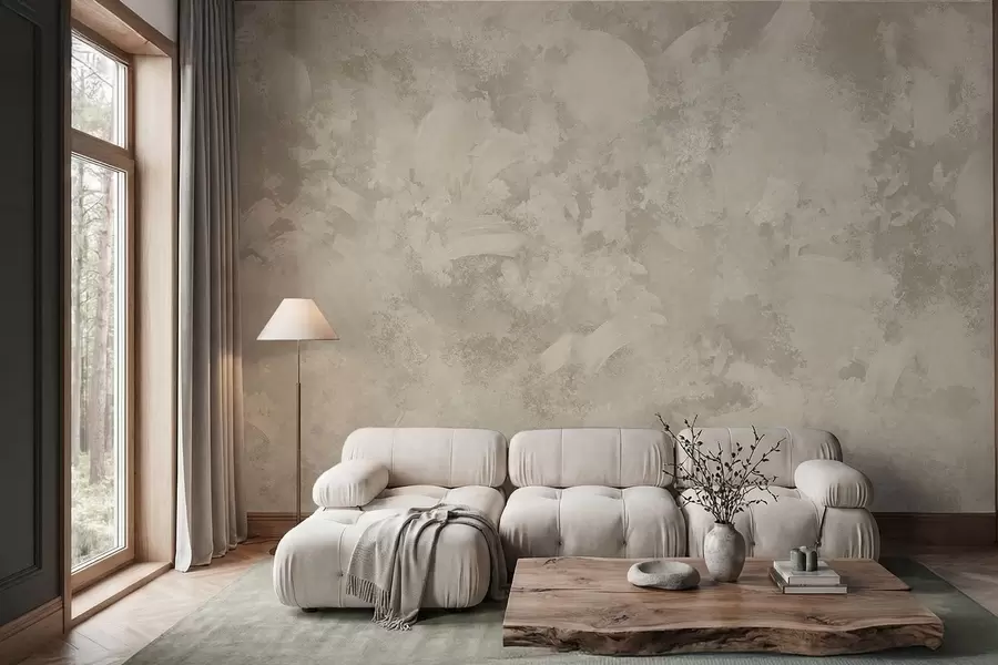 Fototapety Abstraktná textúra štetca v béžových odtieňoch v štýle minimalizmu w05160