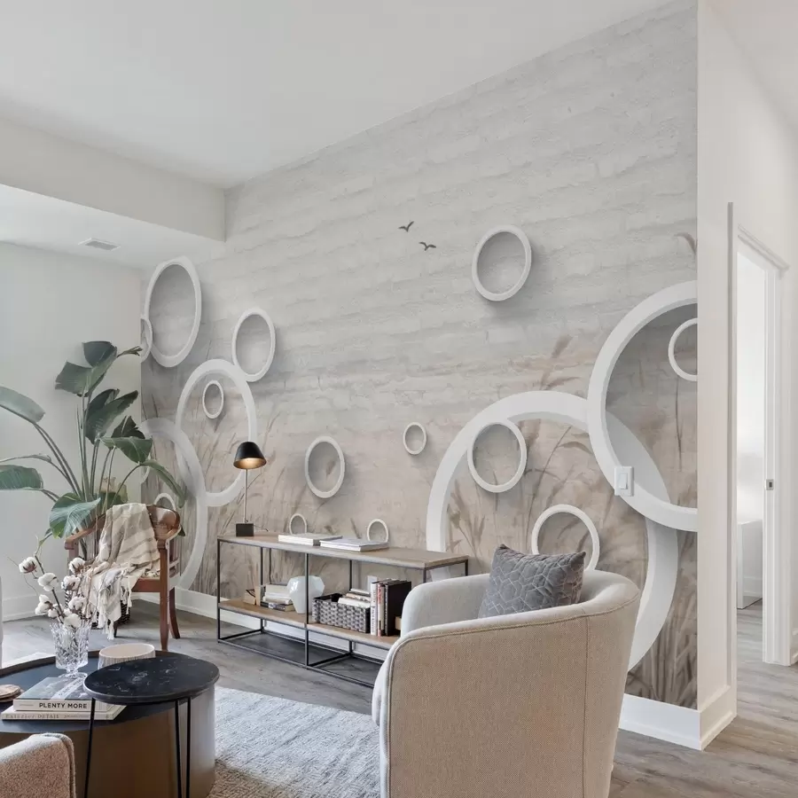 Fototapety Abstraktné kruhy w09781