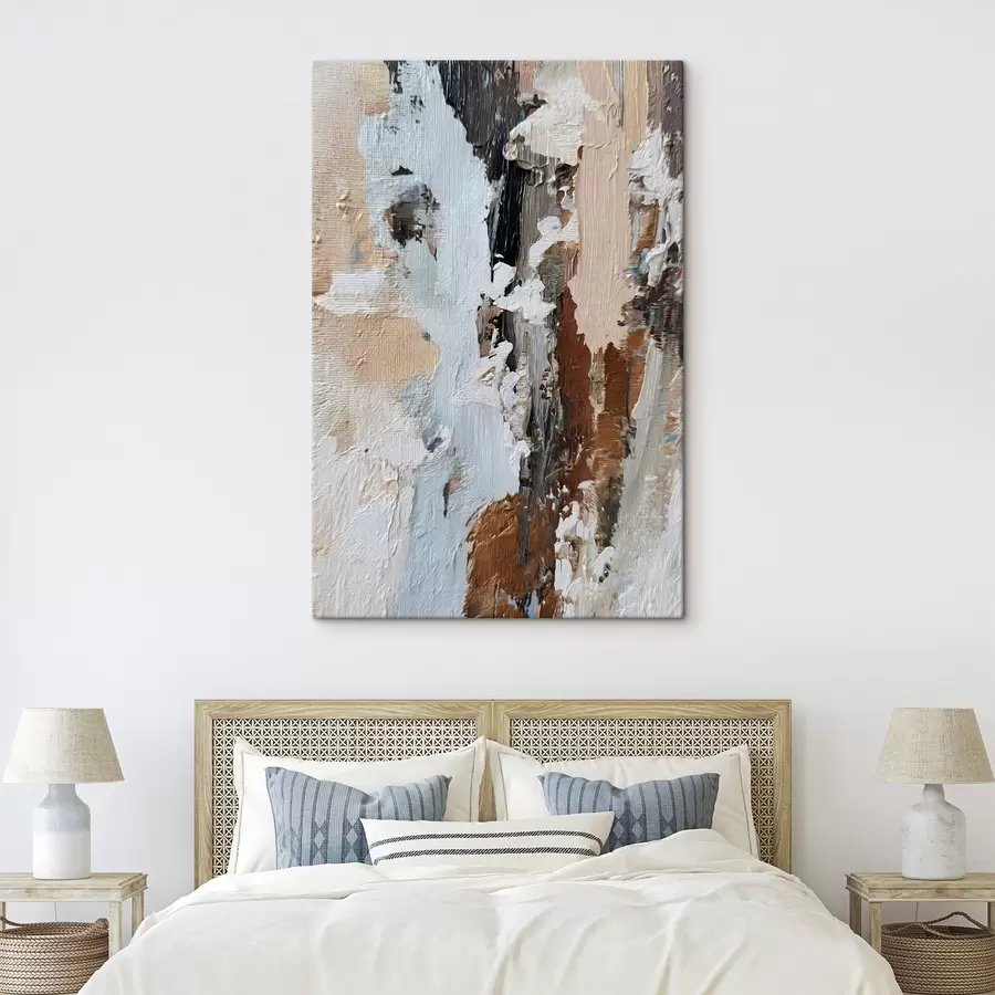 Obraz výrazová abstrakcia; napodobňovanie maľby s48783