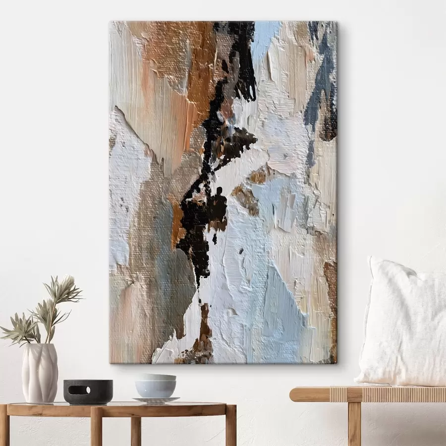 Obraz výrazová abstrakcia; napodobňovanie maľby s48784