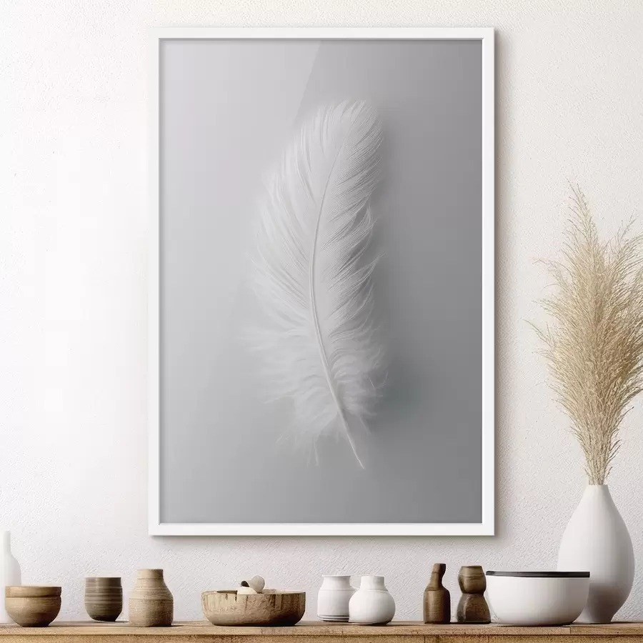 Fototapety elegantné labutie pero f48782