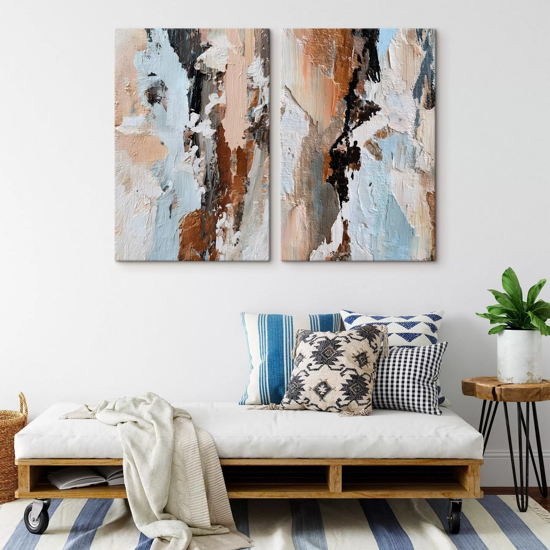 Obraz výrazová abstrakcia; napodobňovanie maľby m30332