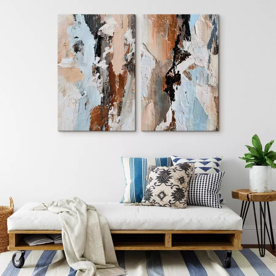 Fototapety výrazová abstrakcia; napodobňovanie maľby m30332