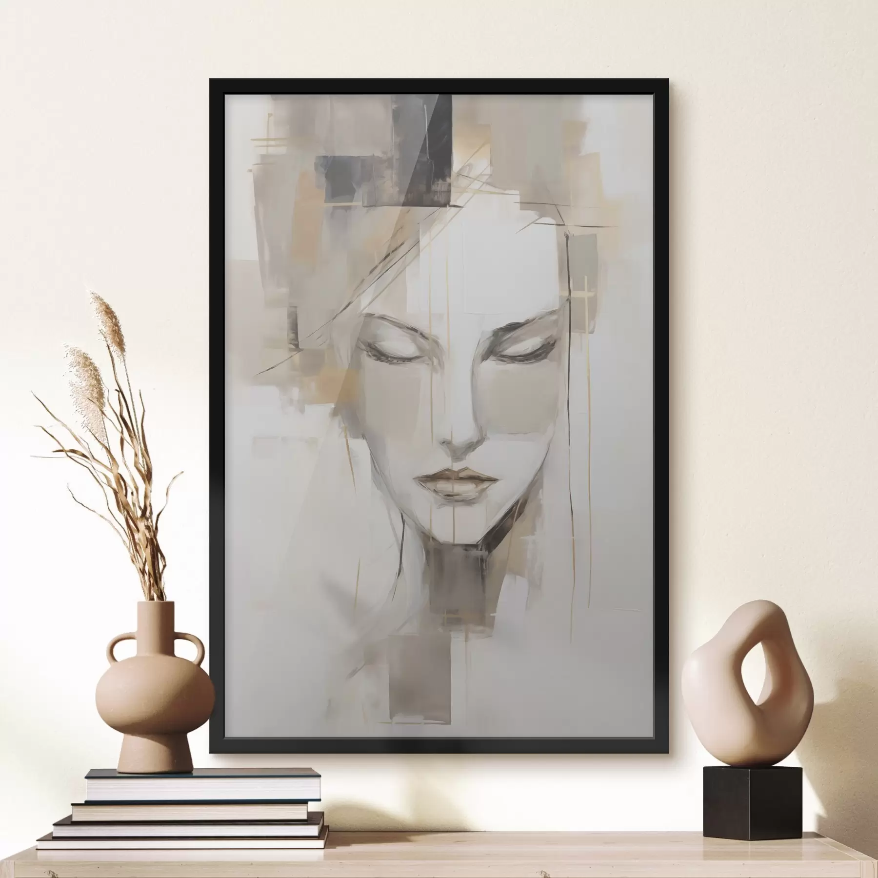 Fototapety Abstraktný ženský portrét f48761