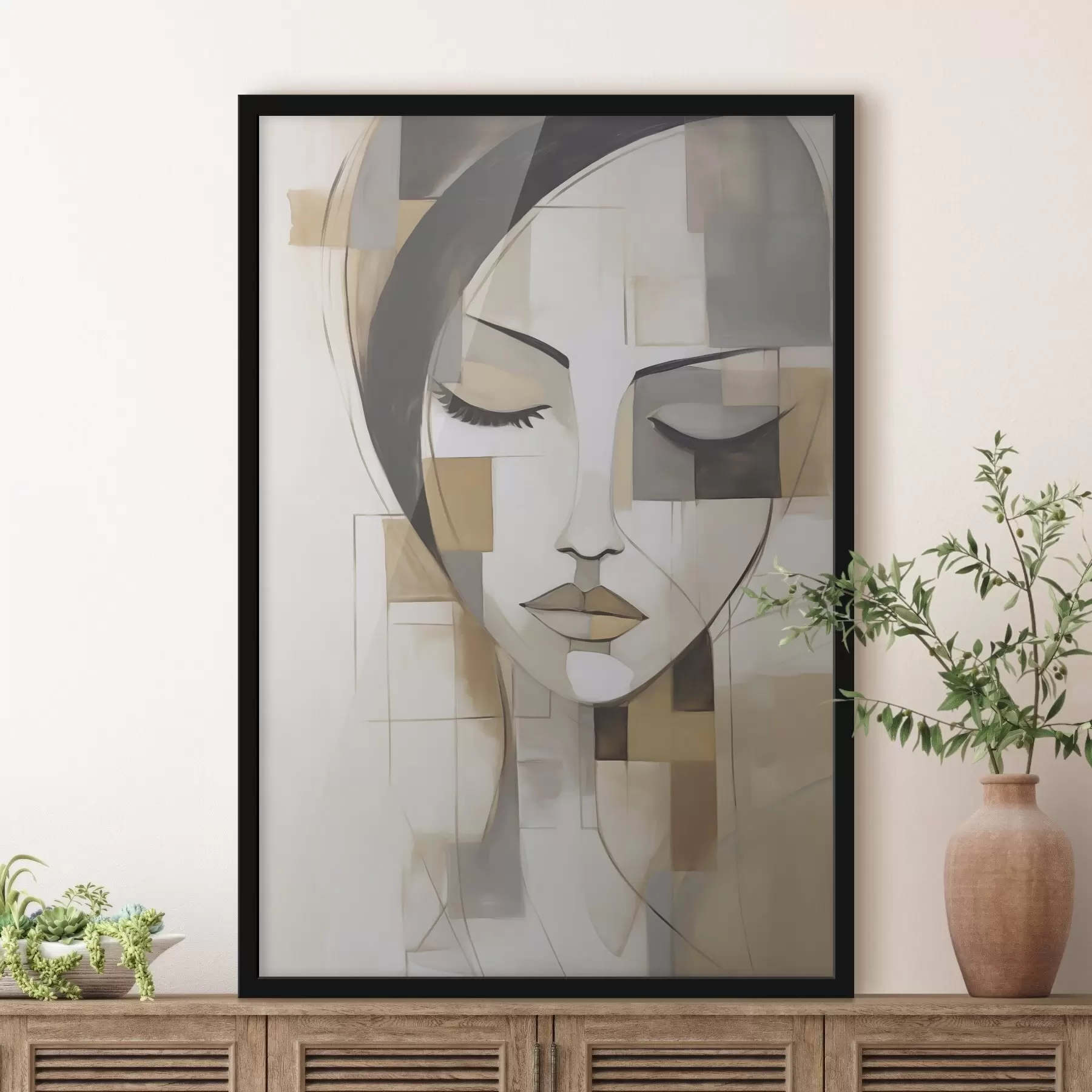 Fototapety Abstraktný portrét f48762