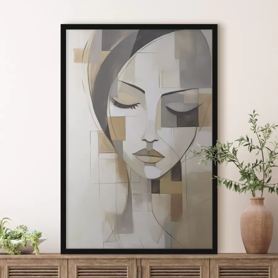 Fototapety Abstraktný portrét f48762