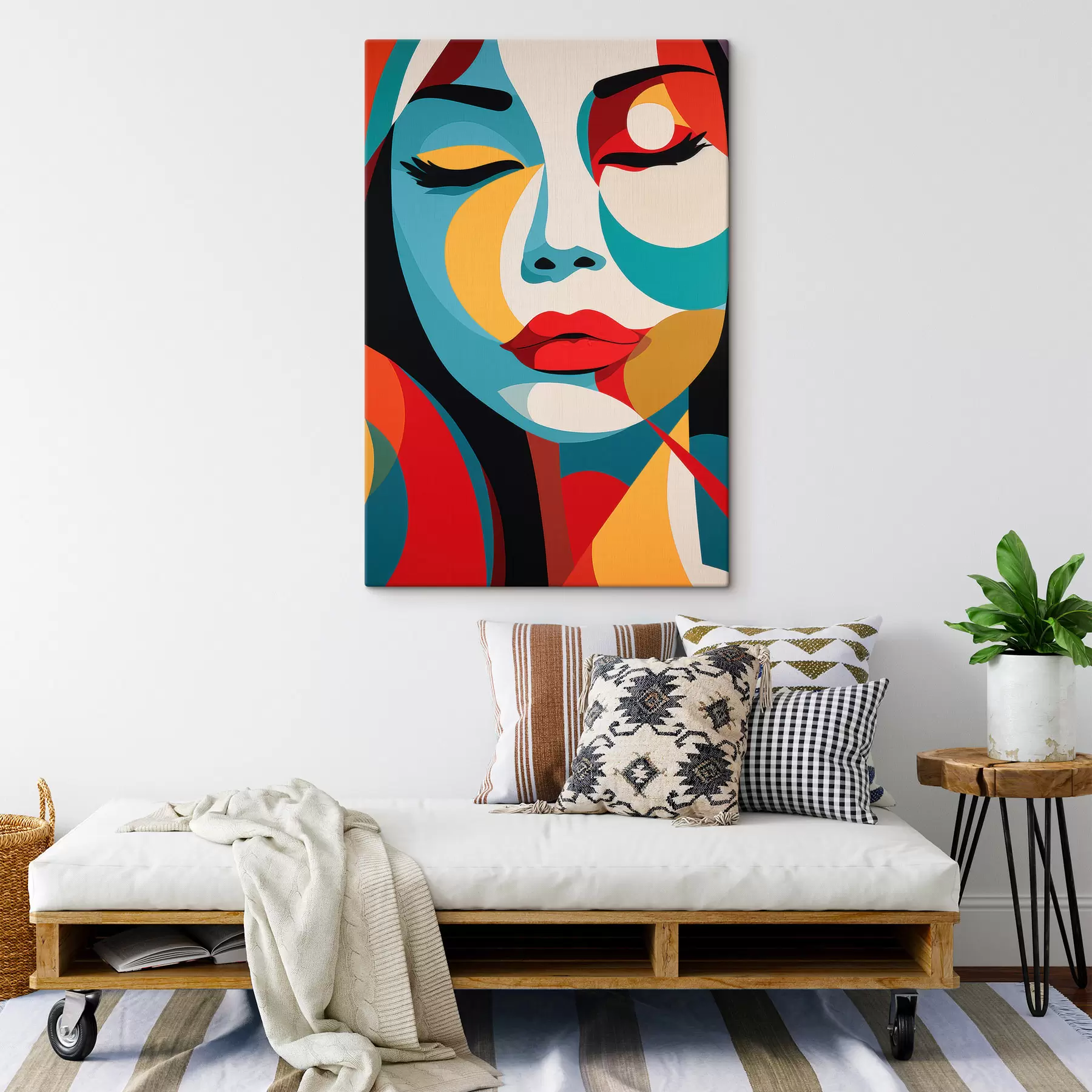 Obraz Abstraktný portrét s48948