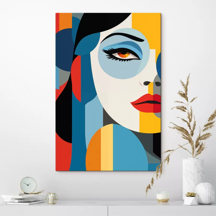 Obraz Abstraktný portrét s48949