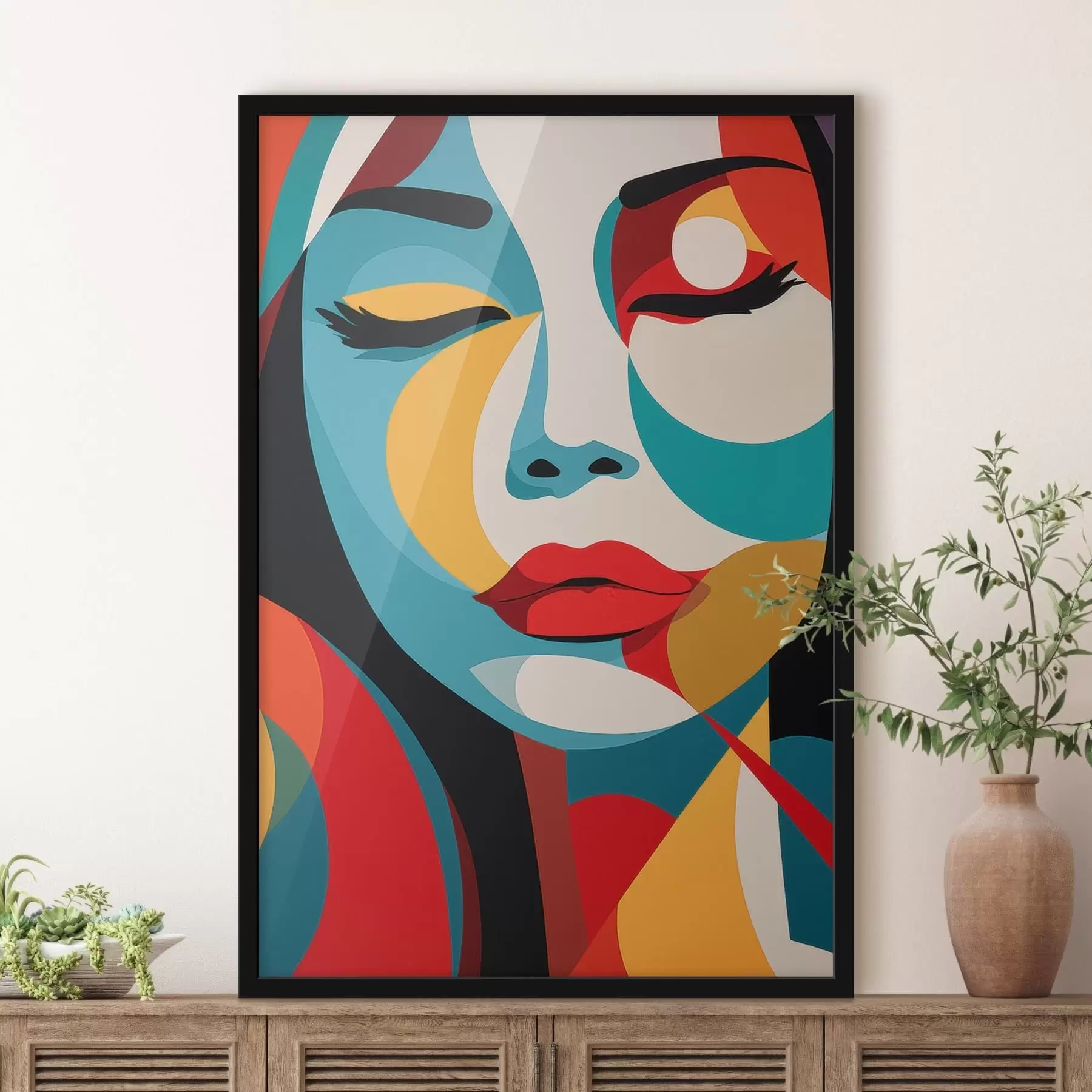 Fototapety Abstraktný portrét f48948