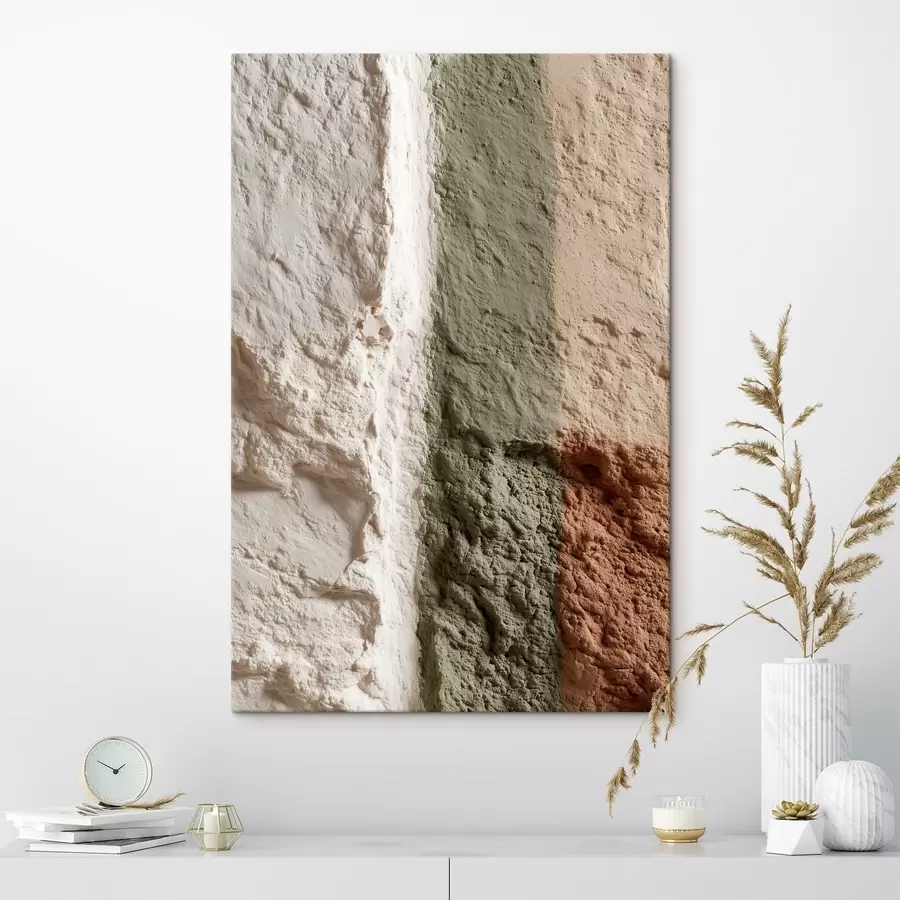 Obraz Minimalistické vertikálne pruhy na textúrovanom povrchu s48800