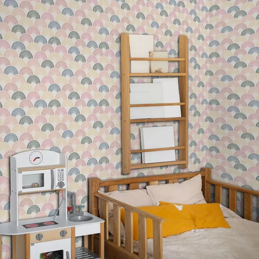 Fototapety Viacfarebné oblúky v opakujúcom sa vzore a01164