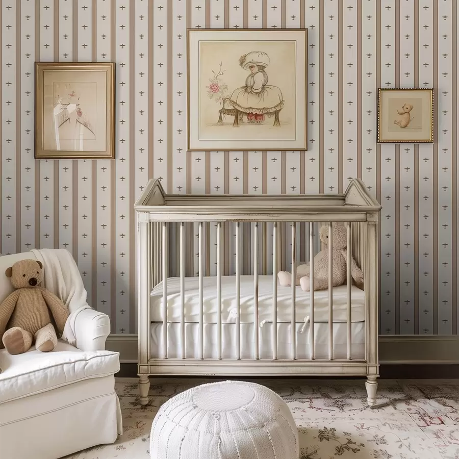 Fototapety Malé lietadlá s pruhmi na hnedom pozadí a01171v2