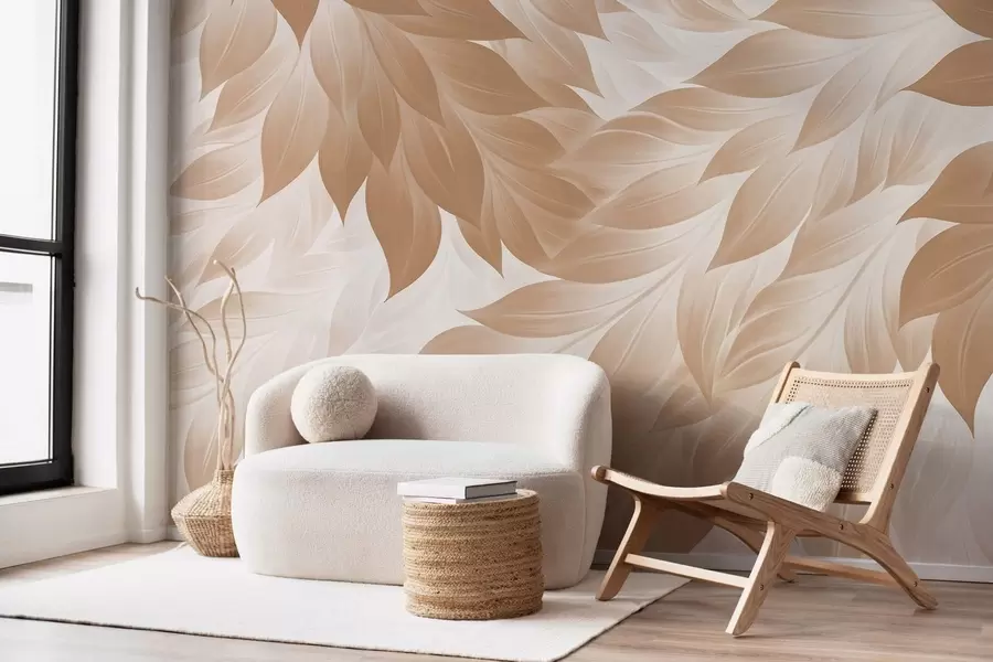 Fototapety Ostré abstraktné listy w05531v1