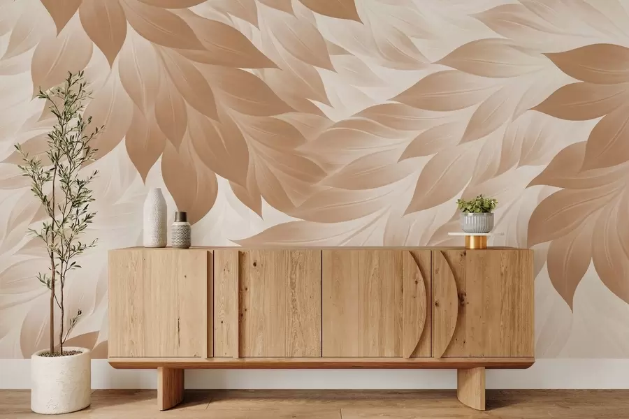 Fototapety Ostré abstraktné listy w05531v1