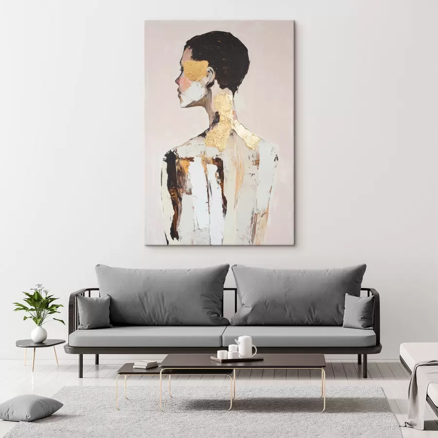 Obraz Abstraktná silueta s48699