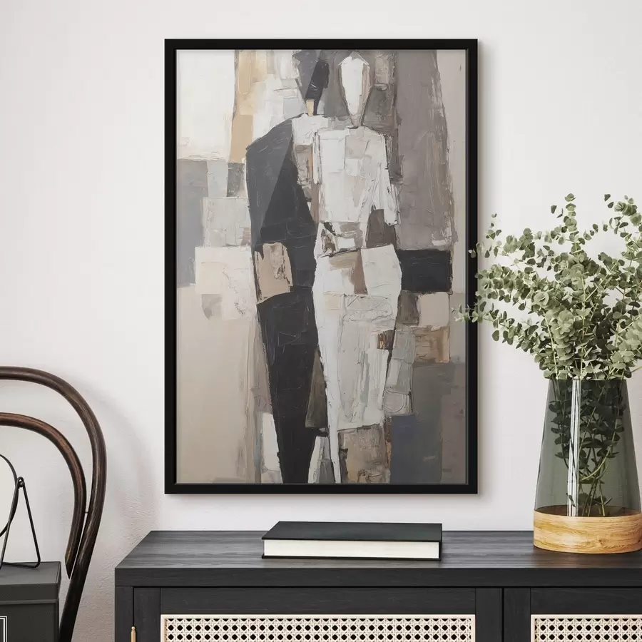 Fototapety Abstraktné siluety páru f48925