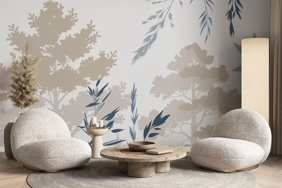 Fototapety Stromy a tráva w05551