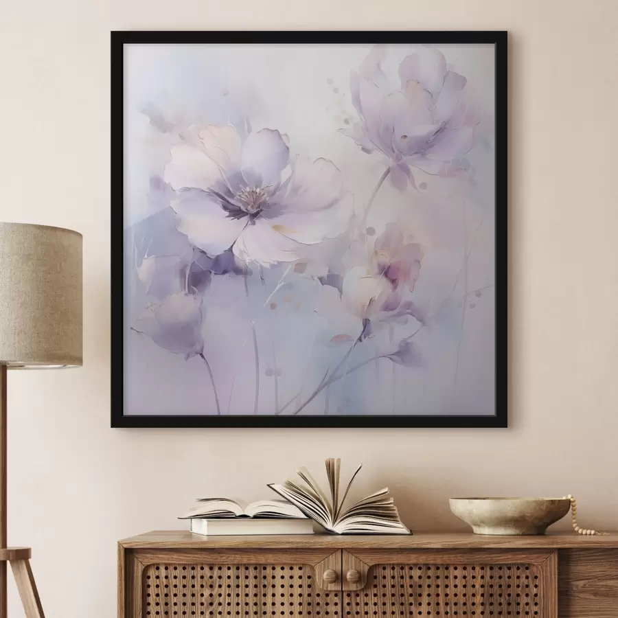 Fototapety Štýlizované kvety v štýle maľby f48989