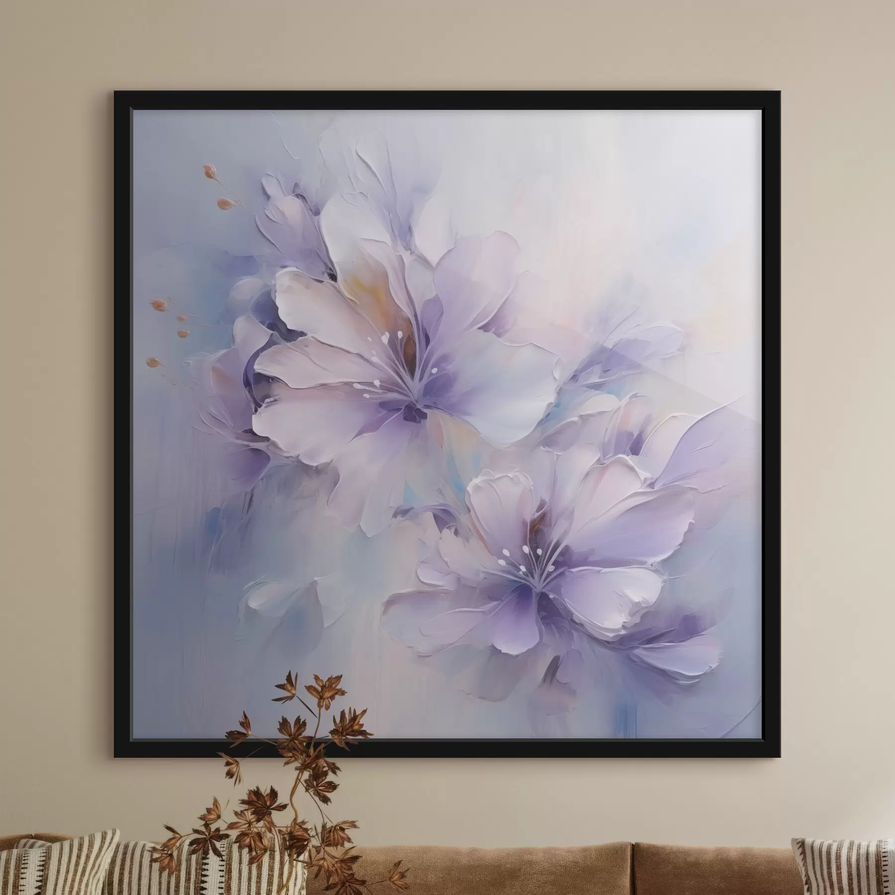 Fototapety Štýlizované kvety v štýle maľby f48990