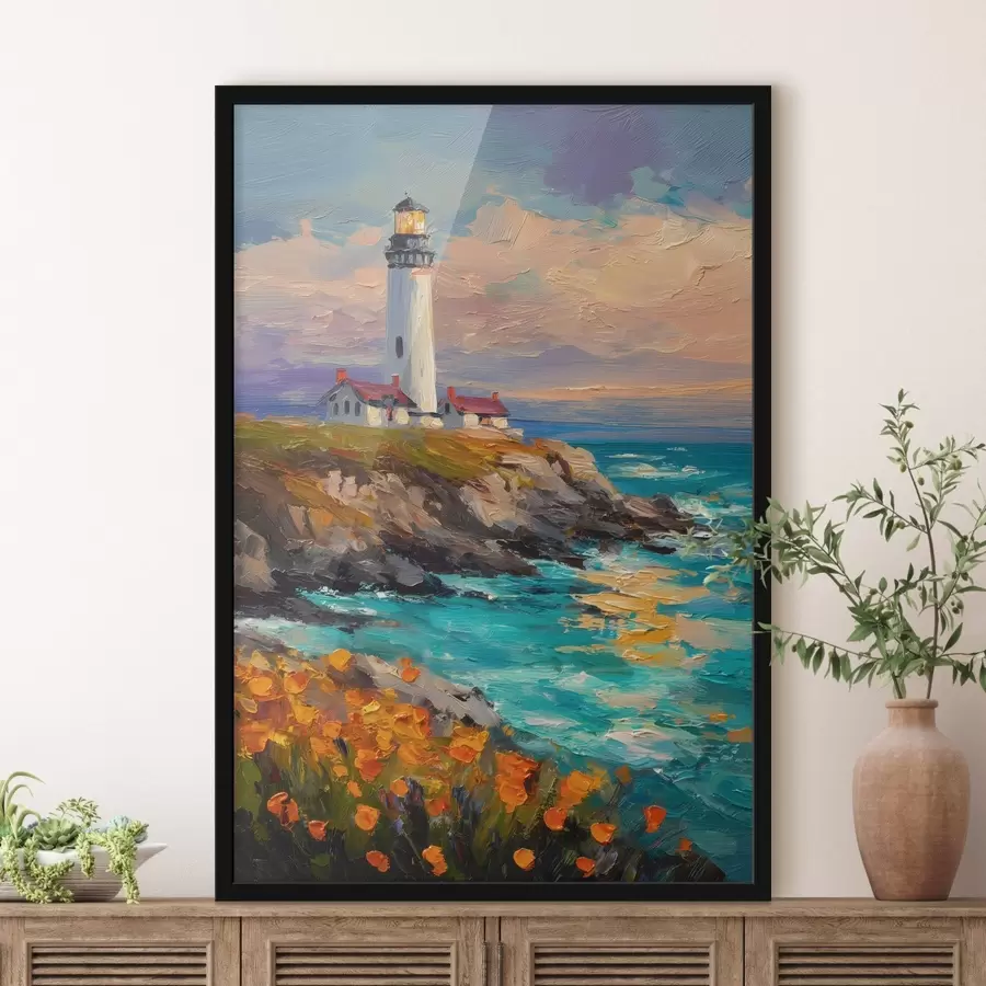 Fototapety malebný maják f49003