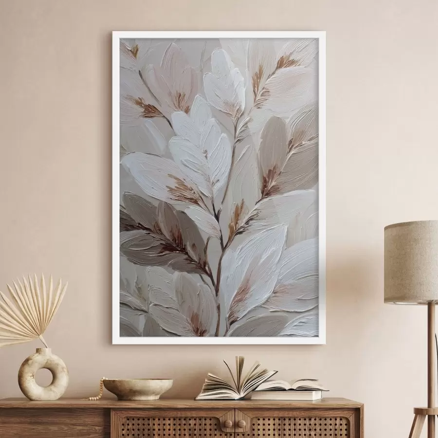 Fototapety List a vetva f49011