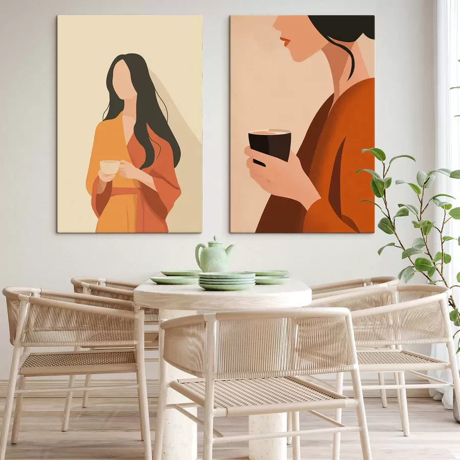 Obraz Žena s šálkou m30420