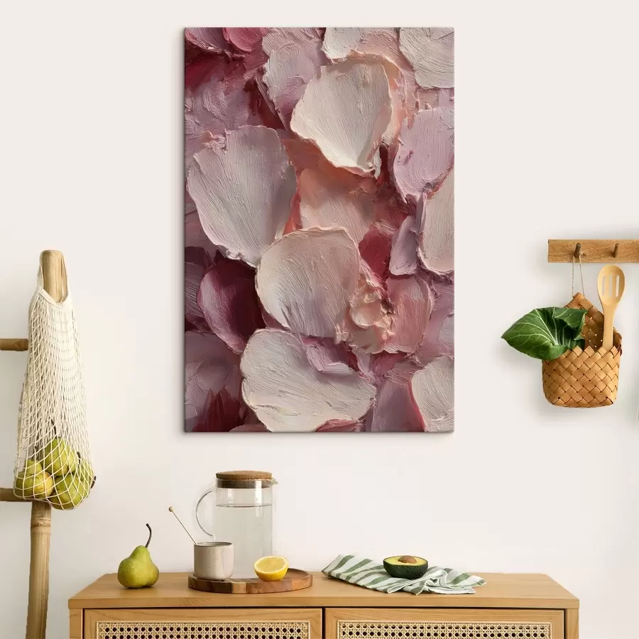 Obraz Textúra maľovaných okvetných lístkov s49031