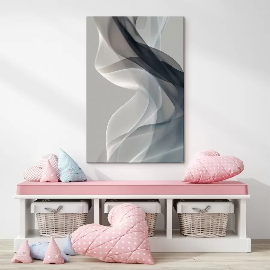 Obraz Abstraktný obraz s jemným dymom s49036