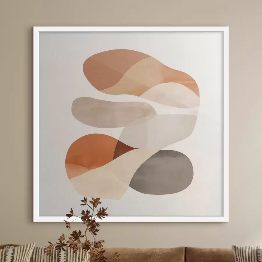 Fototapety Harmónia priesvitných okvetných lístkov a jemných tvarov v minimalistickom štýle f48864