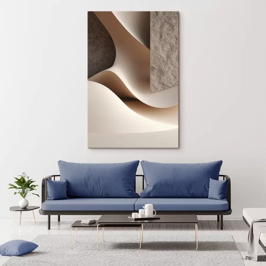 Obraz Textúrovaný pieskový tok s49044