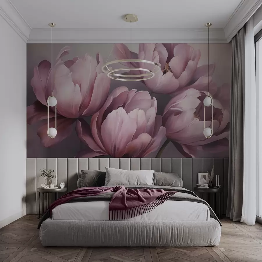 Fototapety Abstraktný obraz s motívom tulipánov w05593