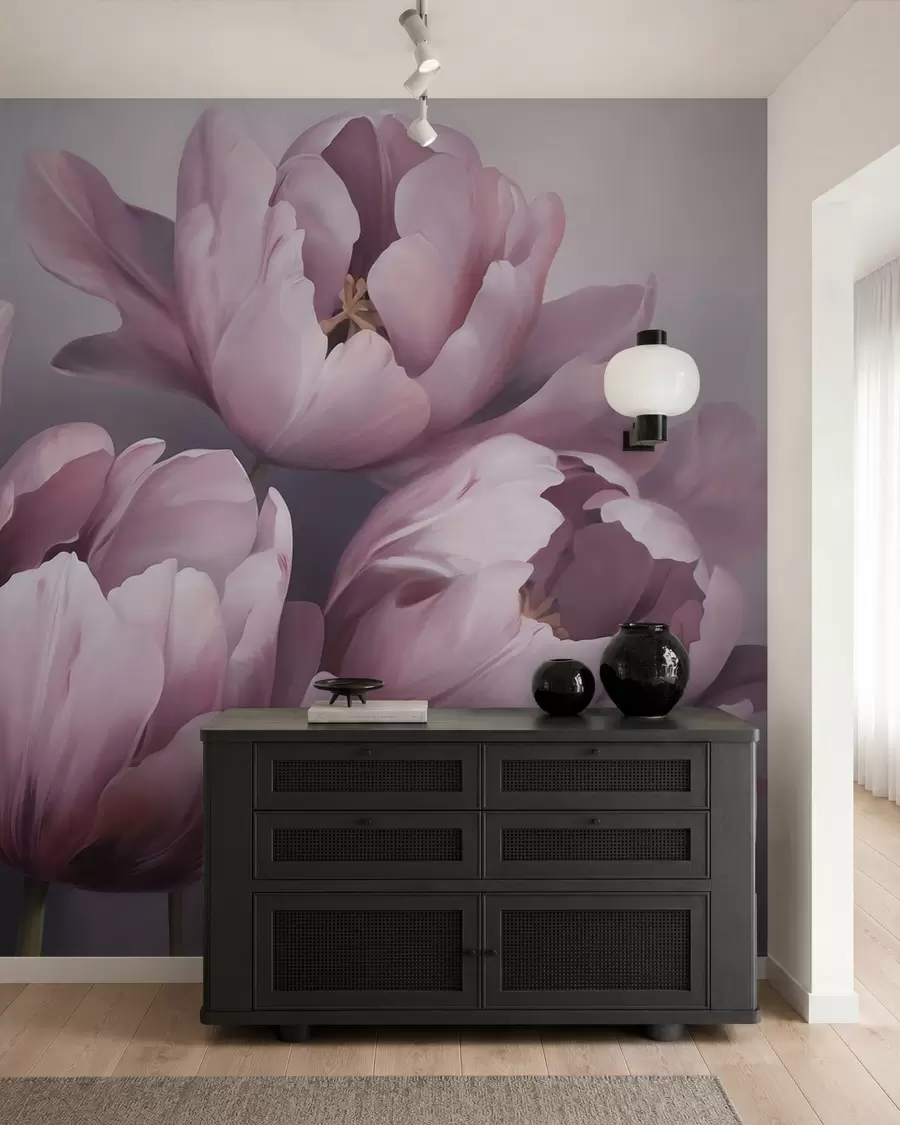 Fototapety Abstraktný obraz s motívom tulipánov w05593