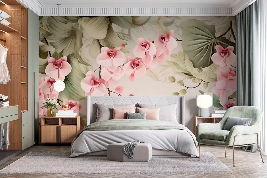 Fototapety Orchidey, závesné kvety w05619