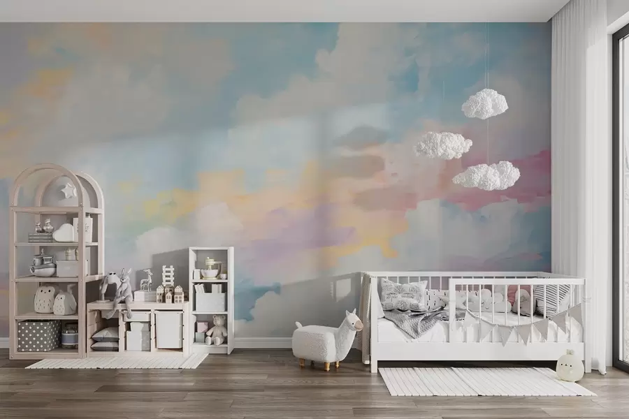 Fototapety Abstraktná imitácia maľby oblohy w05637