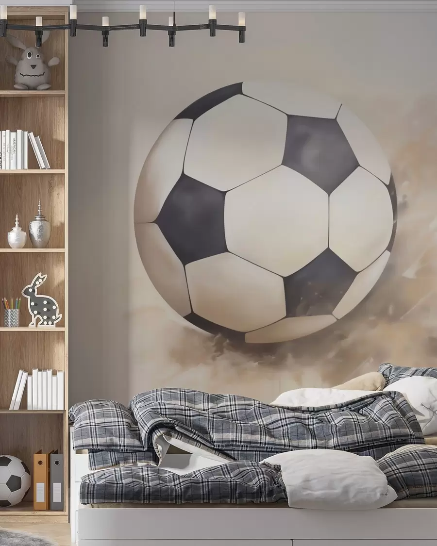 Fototapety Futbalová lopta v pohybe w05640