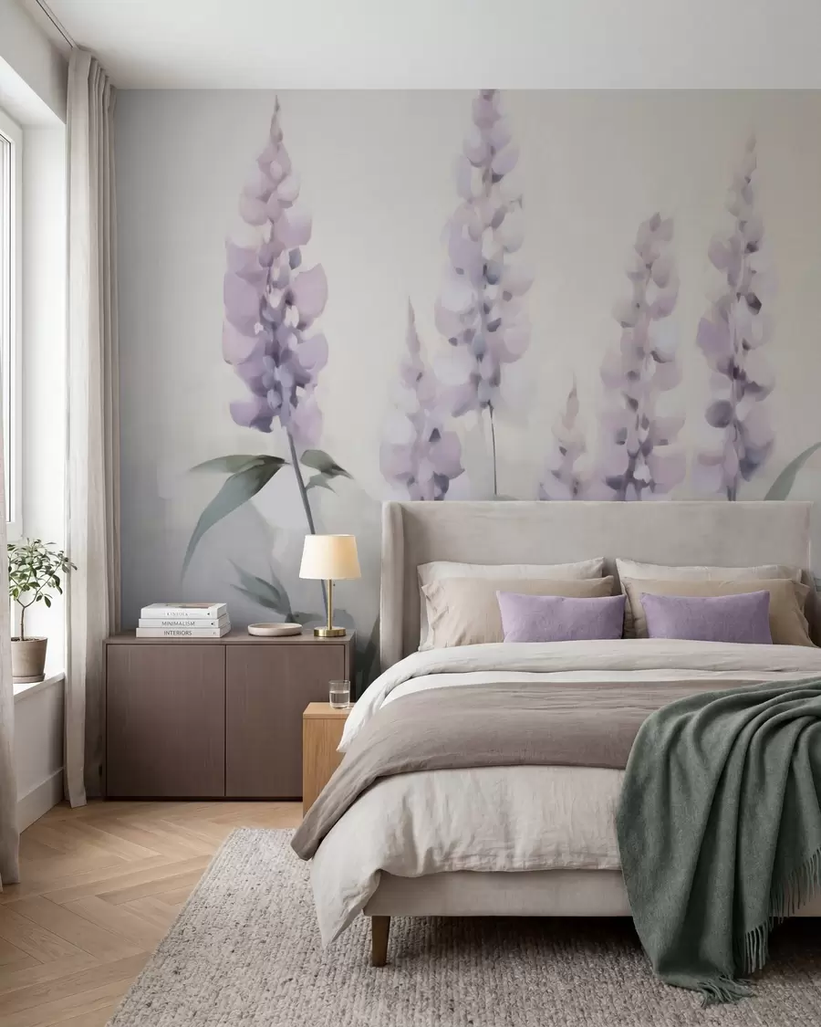 Fototapety Abstraktné kvety imitácia maľby w05661