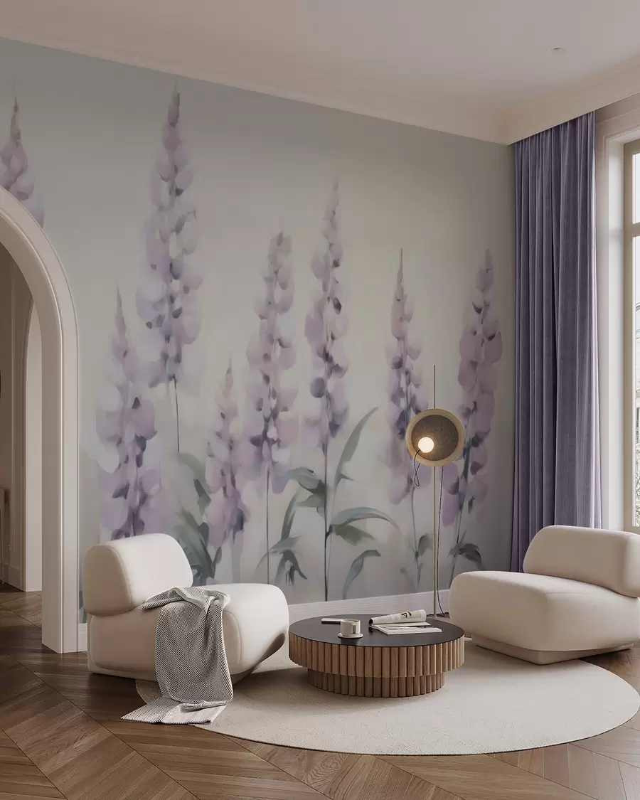 Fototapety Abstraktné kvety imitácia maľby w05661