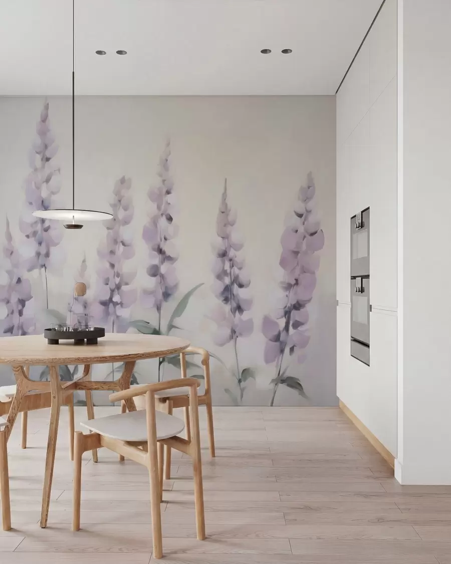 Fototapety Abstraktné kvety imitácia maľby w05661