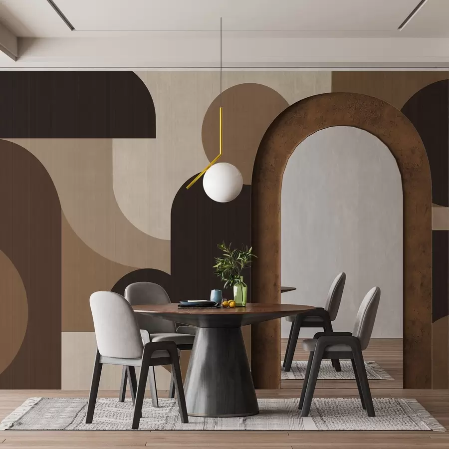 Fototapety Geometrické oblúky w05653
