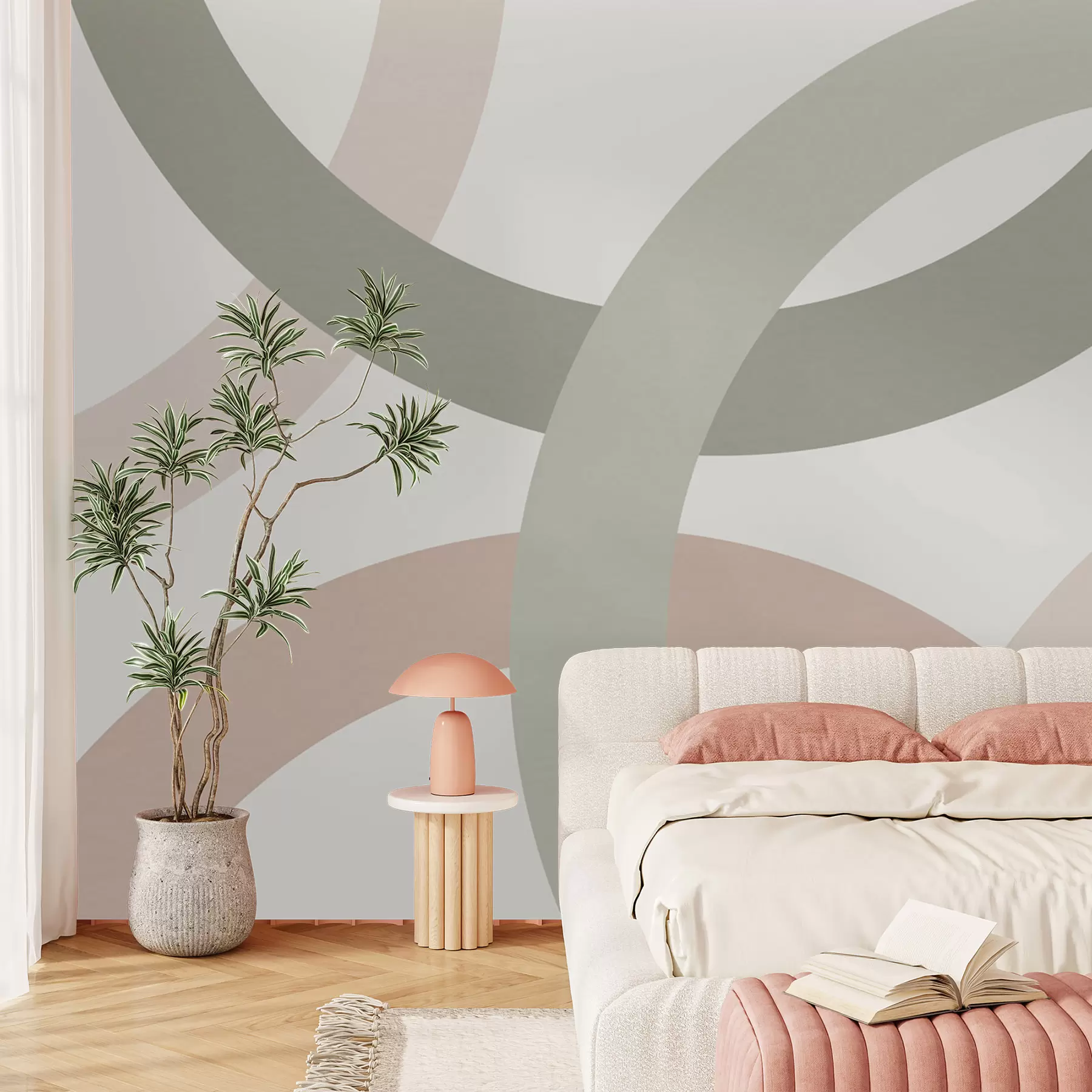 Fototapety Abstrakcia s kruhmi w05709