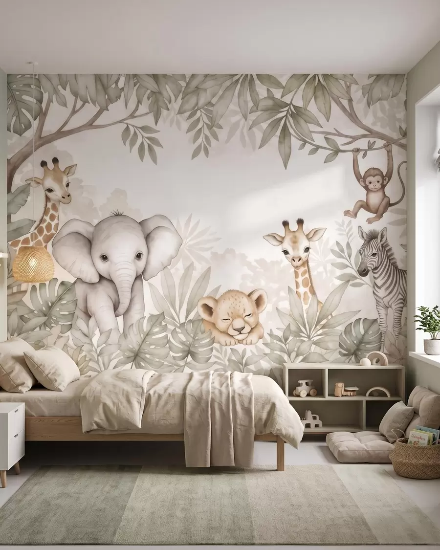 Fototapety Safari pod konármi w09885