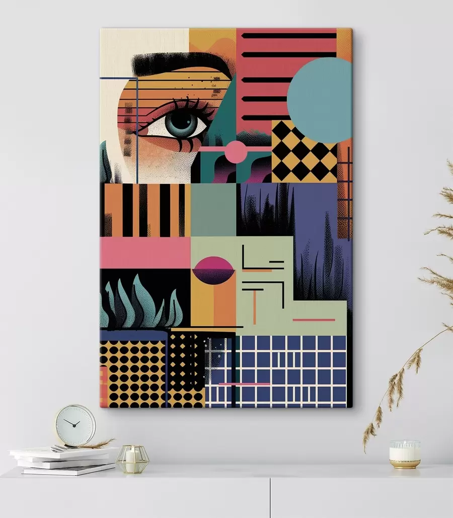 Obraz Geometrická abstrakcia, pop-art s49739