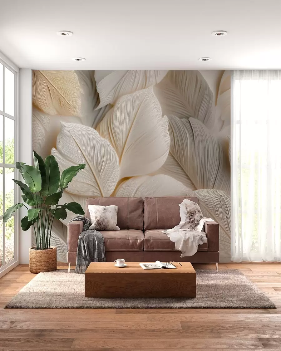 Fototapety Špicaté listy w05747