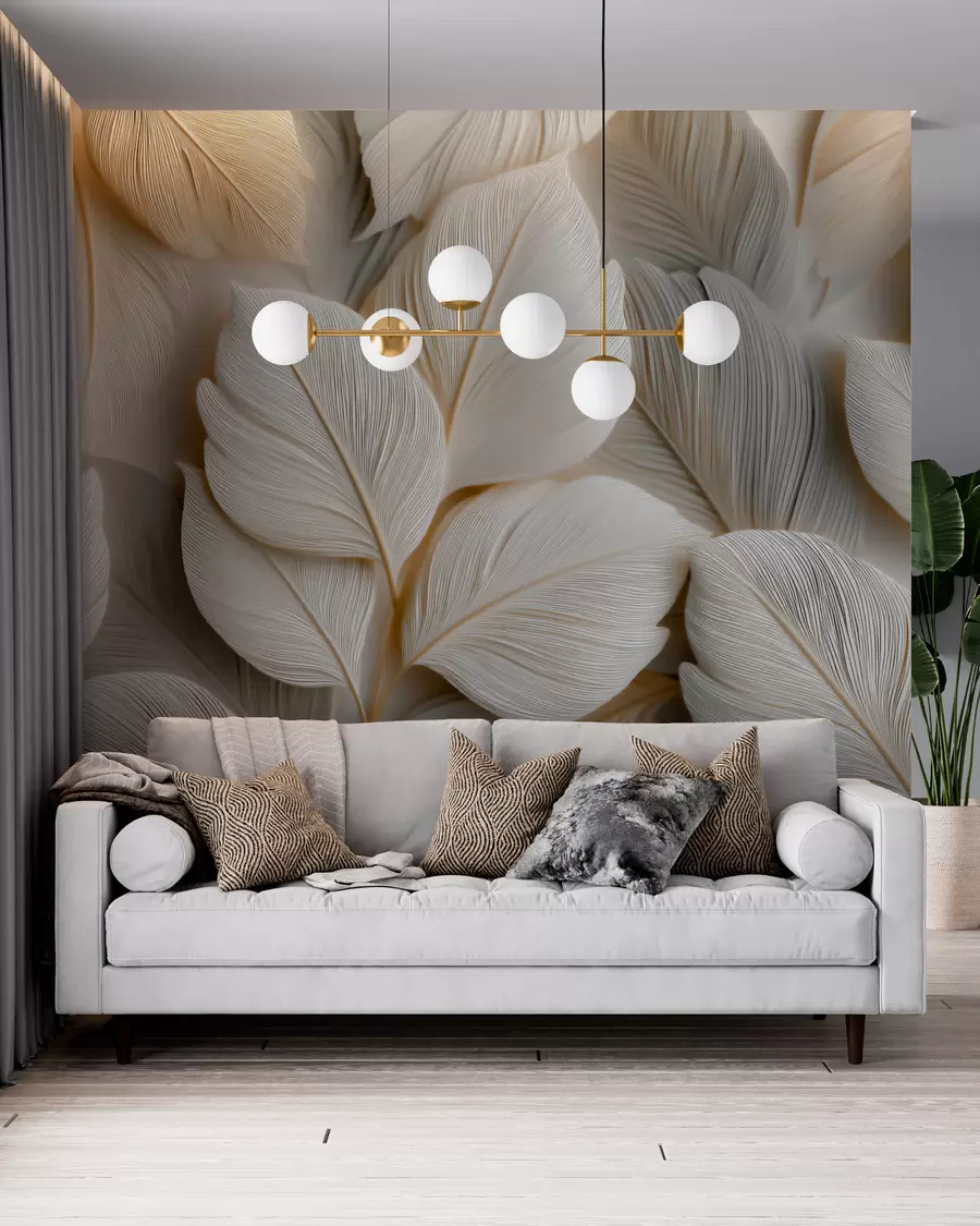 Fototapety Špicaté listy w05747