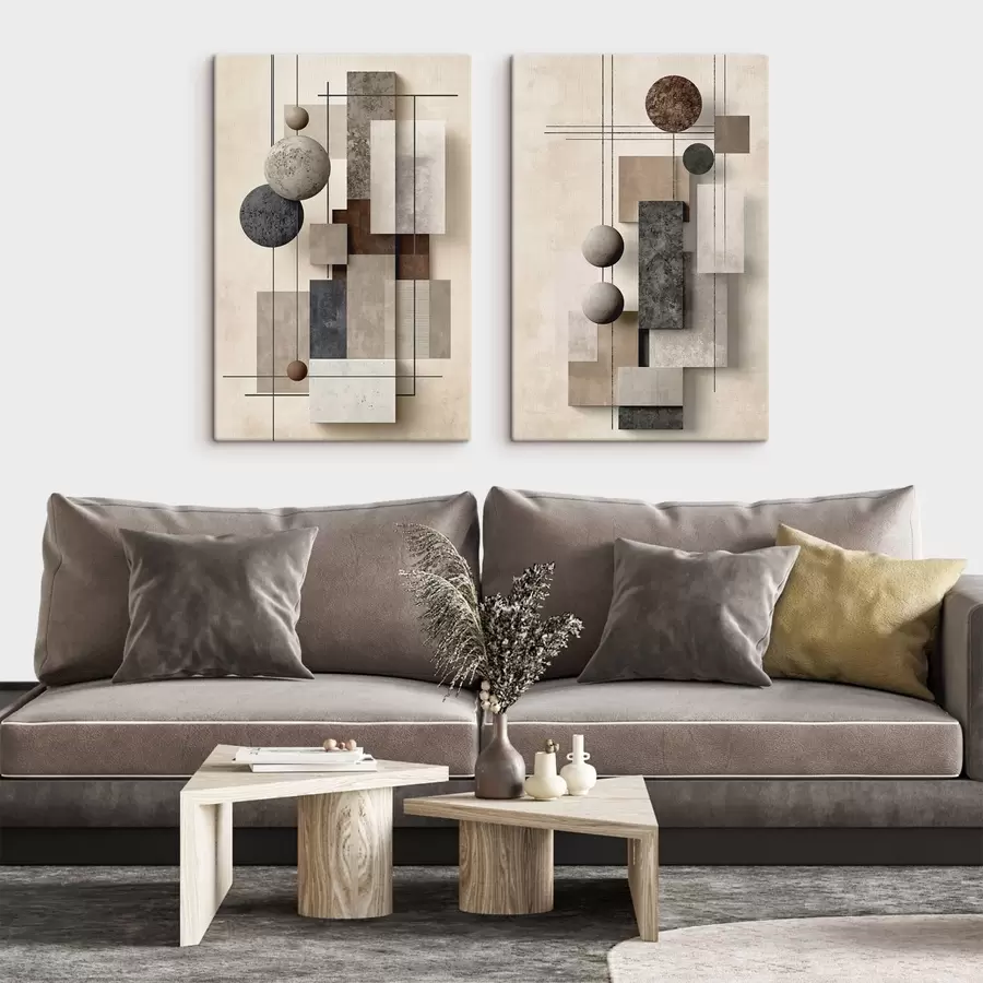 Obraz Geometrické abstrakcie m30673
