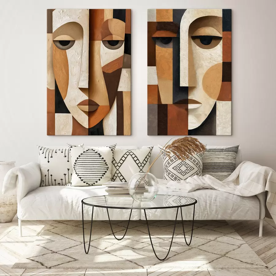 Fototapety Abstraktné tváre m30789