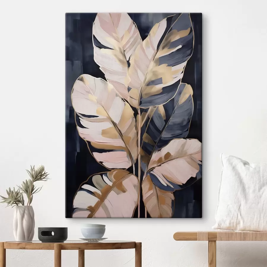 Obraz Abstraktná zeleň, imitácia maľby s50076