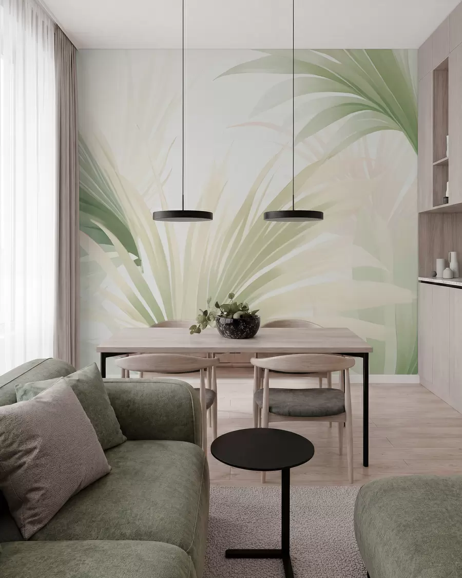 Fototapety Palmové listy w05801